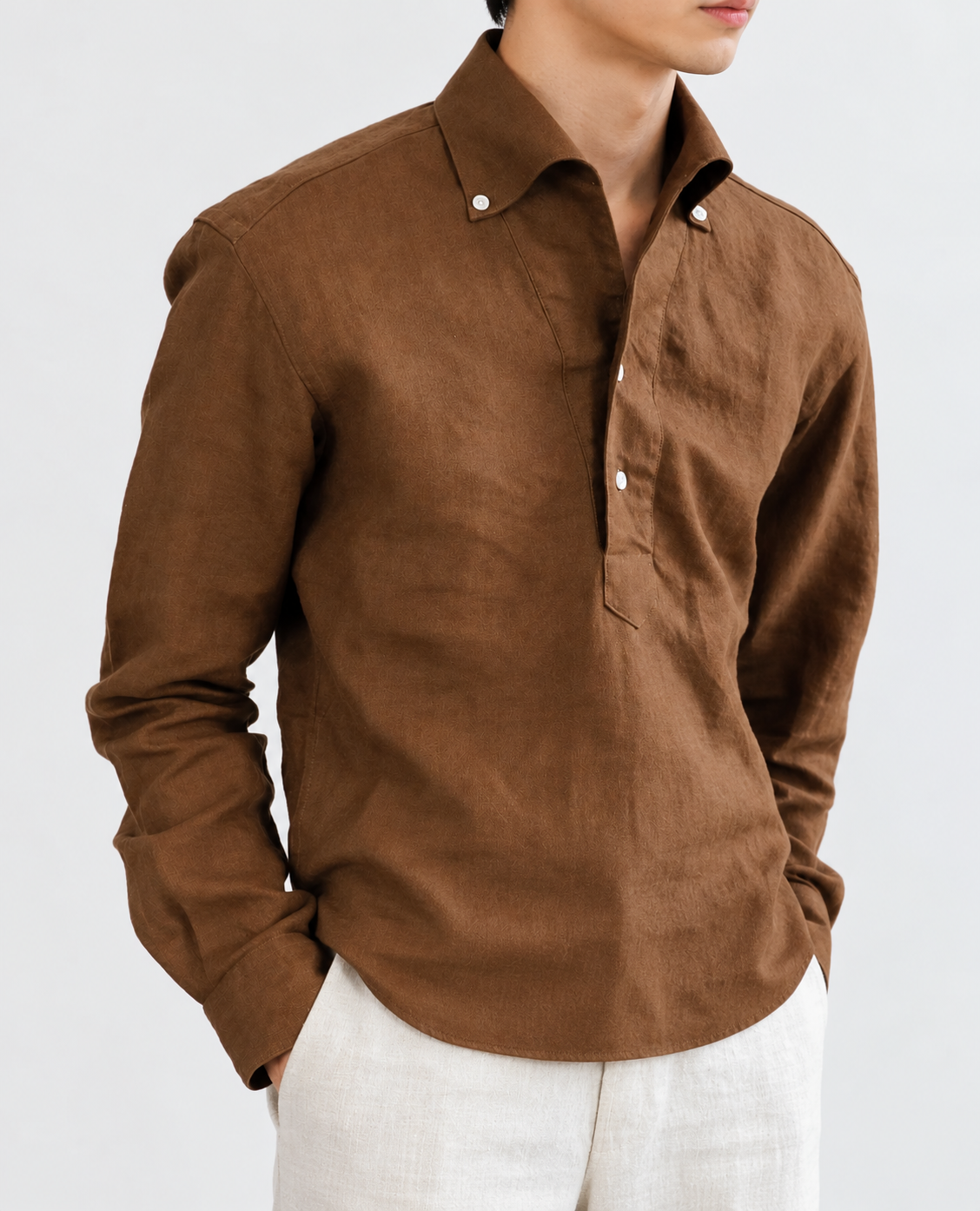 The Mocha Button Shirt