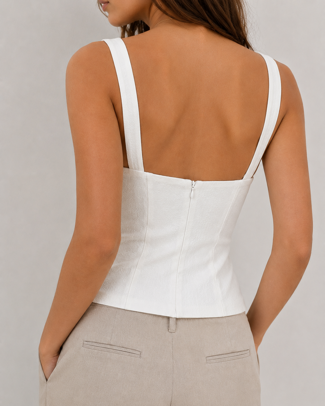 Women's Cut-Out Bustier Top