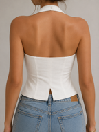 Women's Halter Waistcoat Top