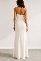 Women's V-Neck Slip Maxi Dress