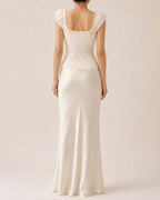 Ivory Tailored Maxi Set